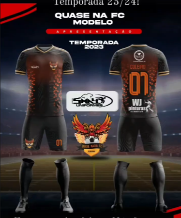 Segundo uniforme do Quase Nada FC